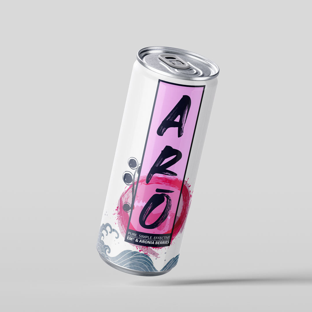 ARO Fermented Aronia Sparkling Drink – Single Can