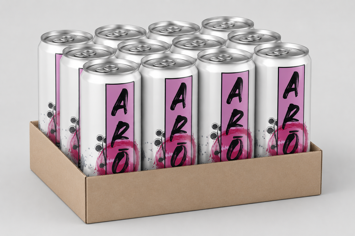 Fermented Aronia Sparkling Drink - 12 Pack