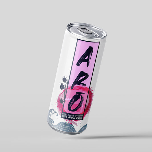 ARO Fermented Aronia Sparkling Drink – Single Can