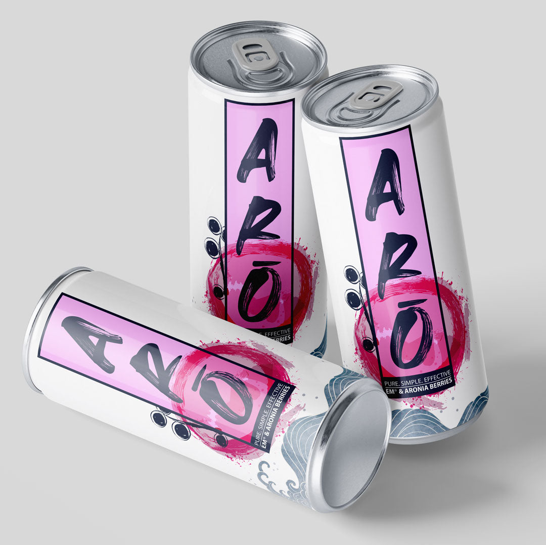 Fermented Aronia Sparkling Drink - 12 Pack